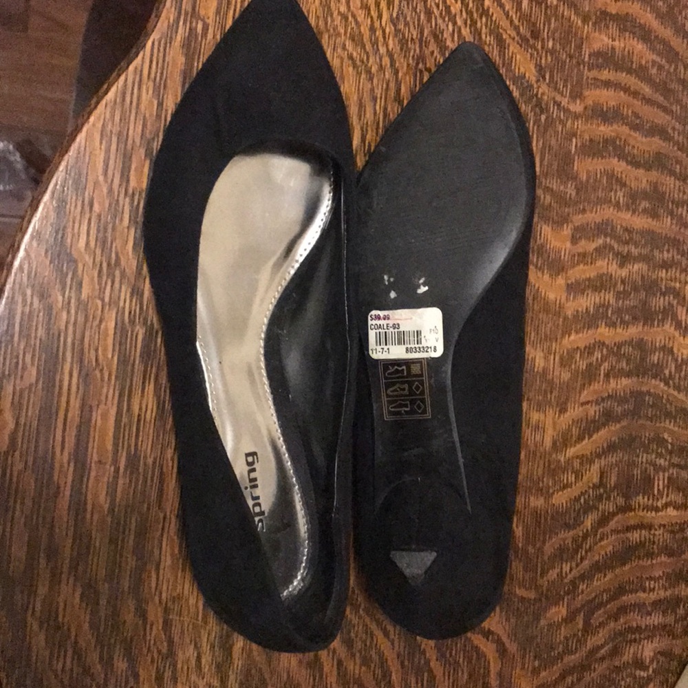 Spring black pointed flats - Picture 2 of 2